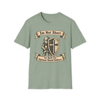 Im Not Short Im Built For Obtimal Shield defense T-Shirt