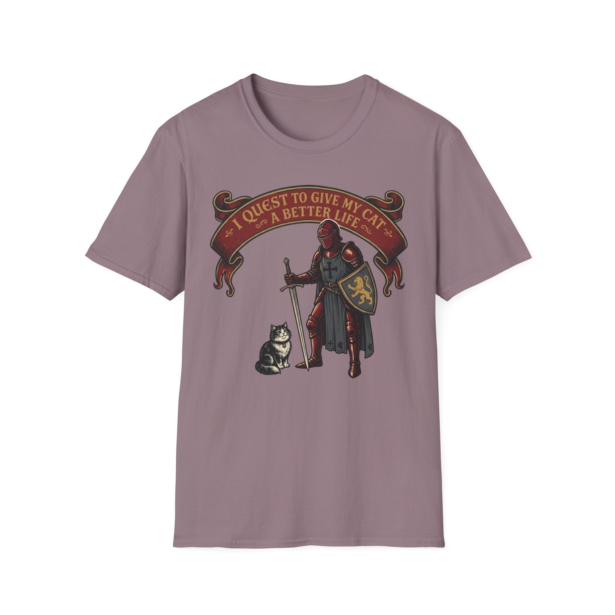 I Quest To Give My Cat A Better Life T-Shirt