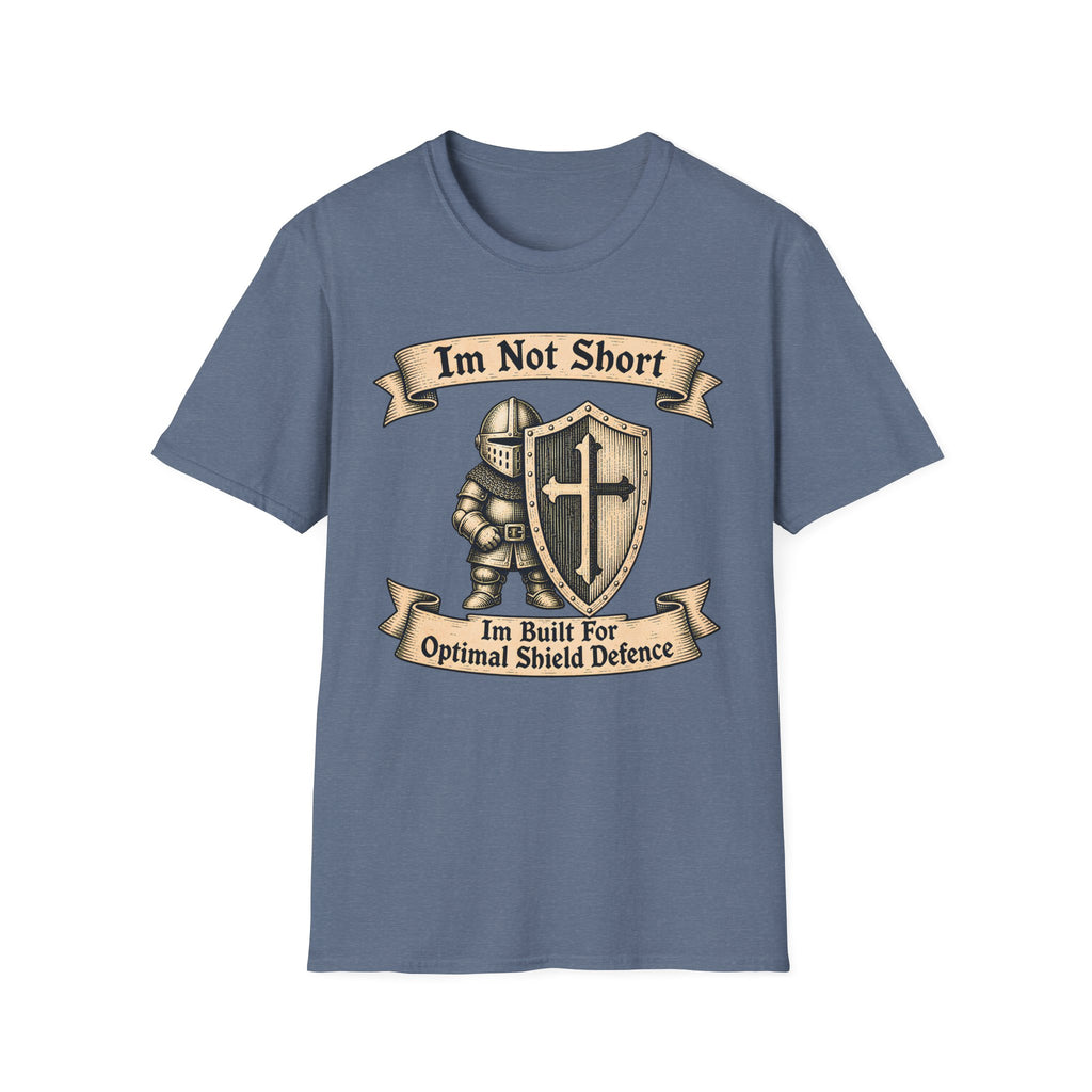 Im Not Short Im Built For Obtimal Shield defense T-Shirt