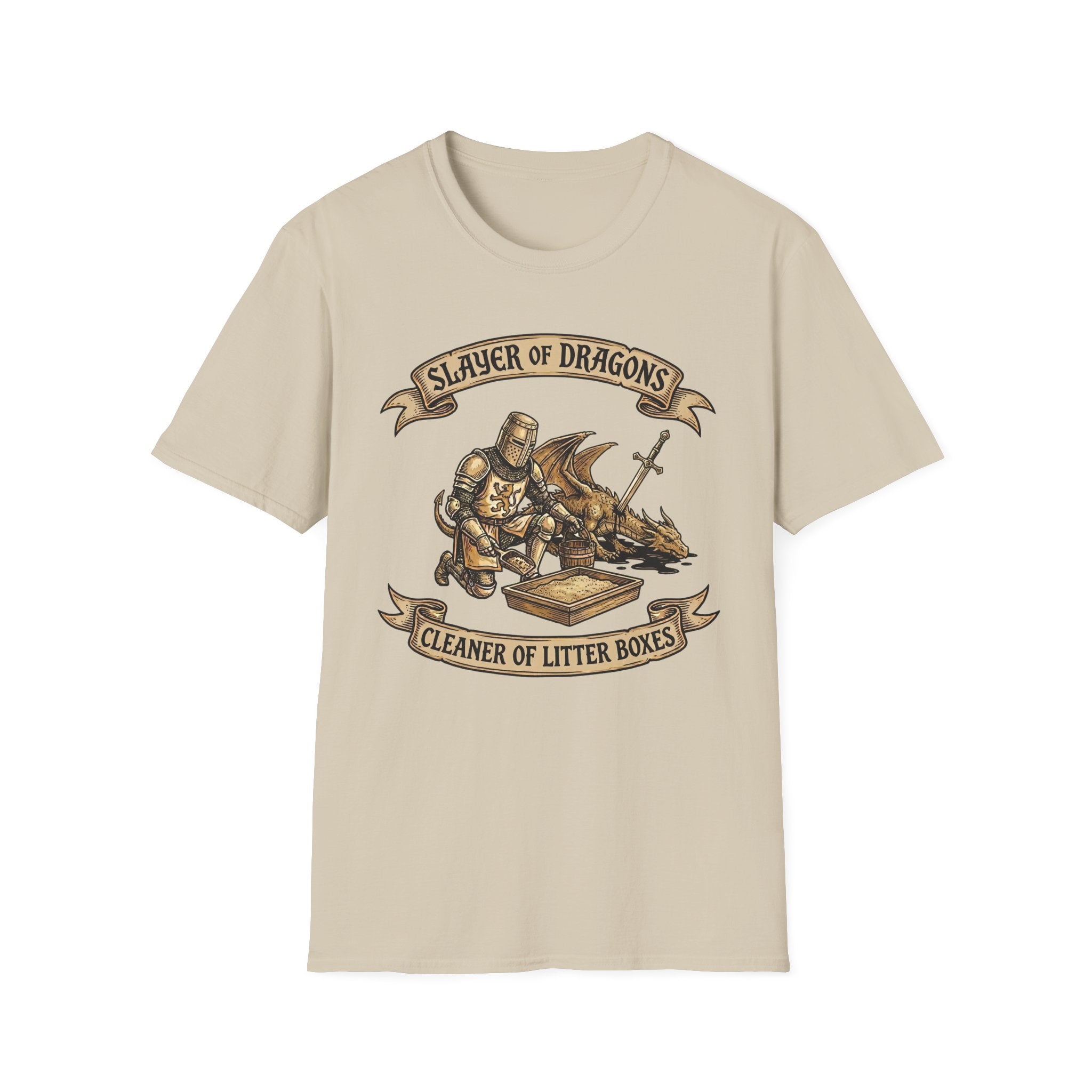 Slayer of Dragons Cleaner of Litter Boxes T-Shirt