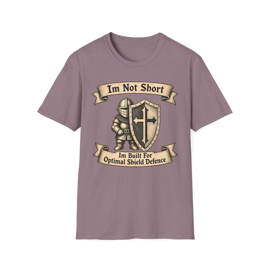 Im Not Short Im Built For Obtimal Shield defense T-Shirt