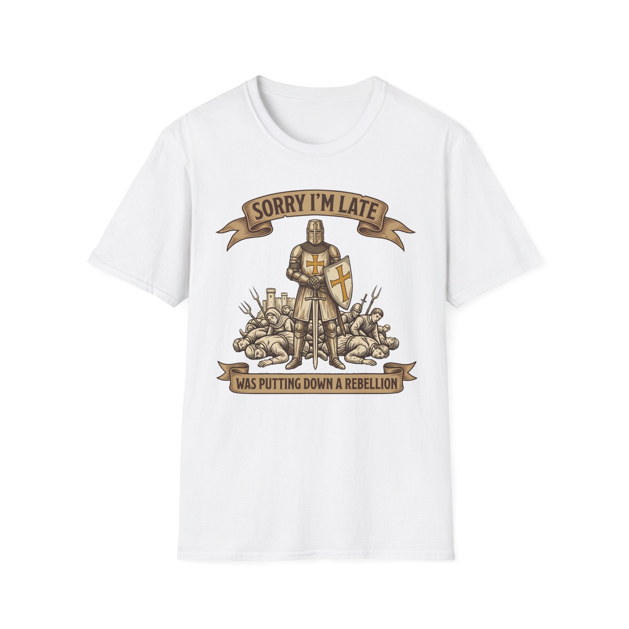 Sorry Im Late Was Putting Down A Rebellion T-Shirt