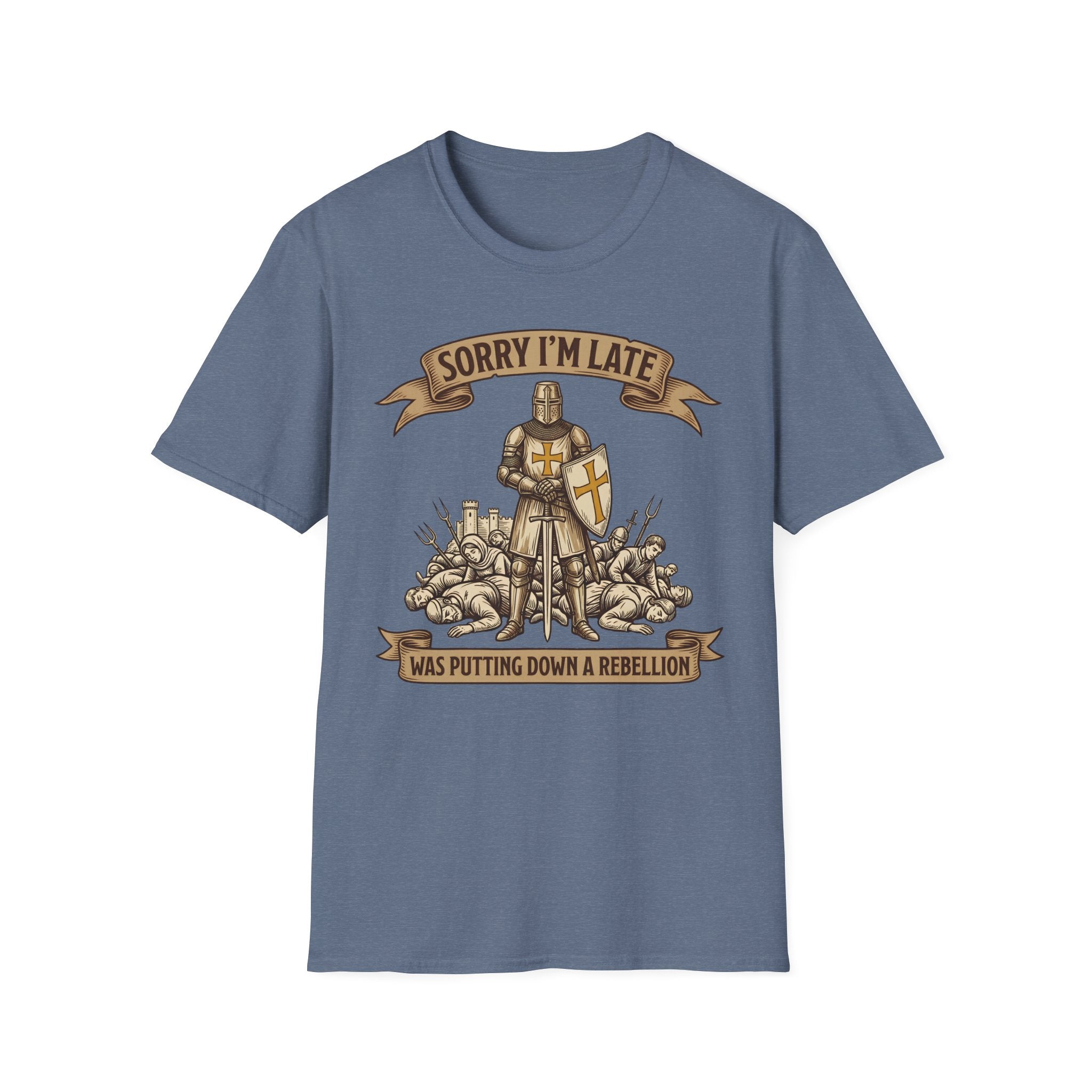 Sorry Im Late Was Putting Down A Rebellion T-Shirt