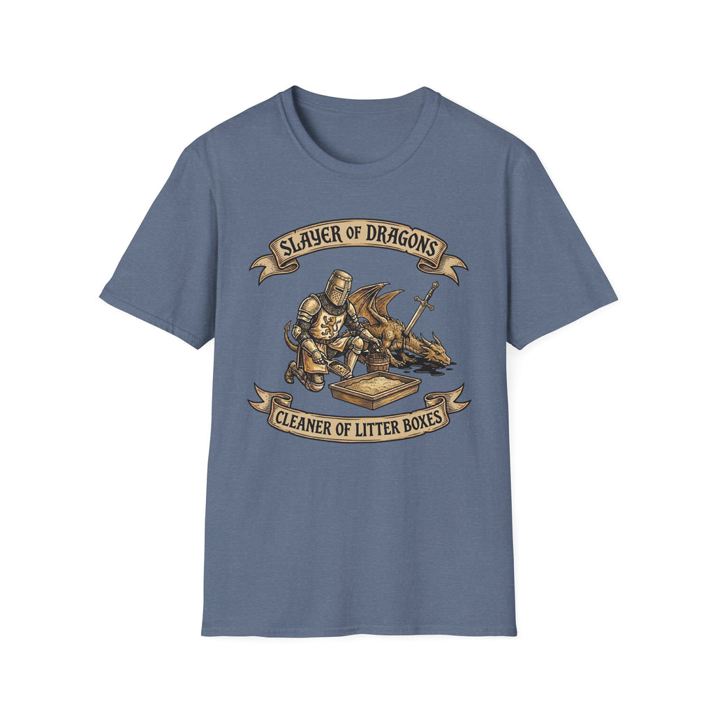Slayer of Dragons Cleaner of Litter Boxes T-Shirt