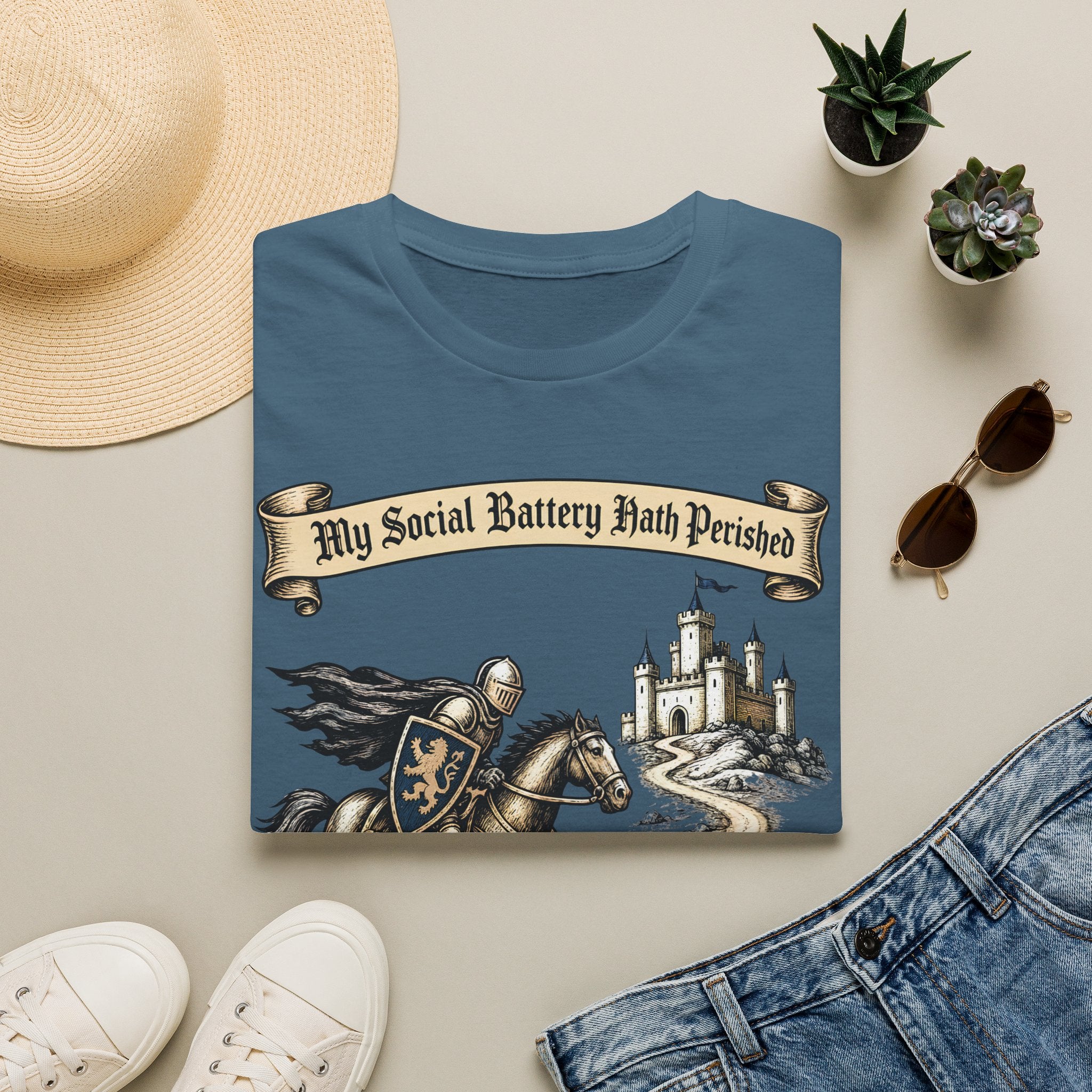 My Social Battery Hath Perished T-Shirt