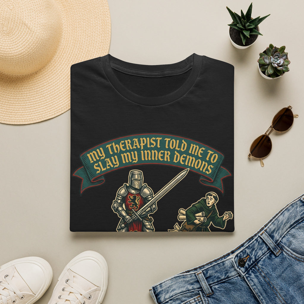My Therapist Told Me to Slay My Inner Demons Hero T-Shirt