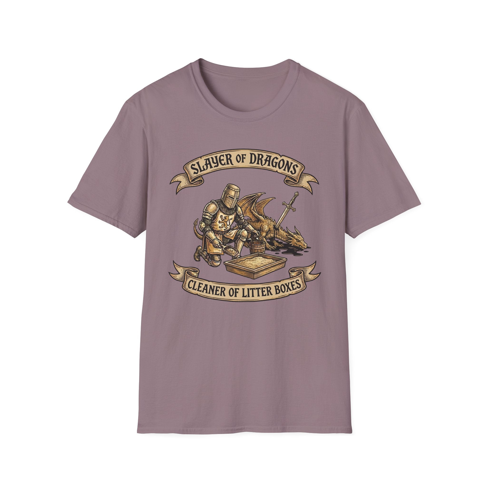 Slayer of Dragons Cleaner of Litter Boxes T-Shirt