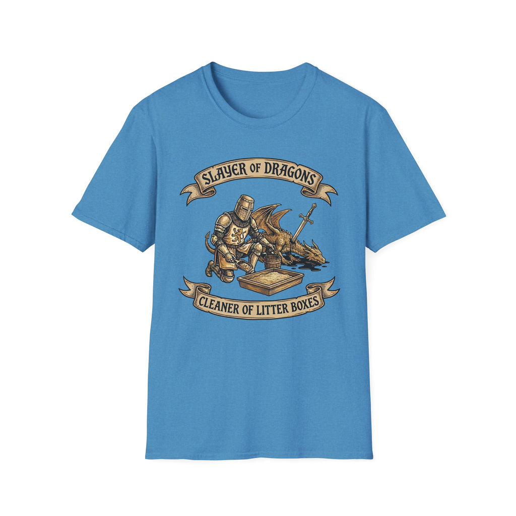 Slayer of Dragons Cleaner of Litter Boxes T-Shirt