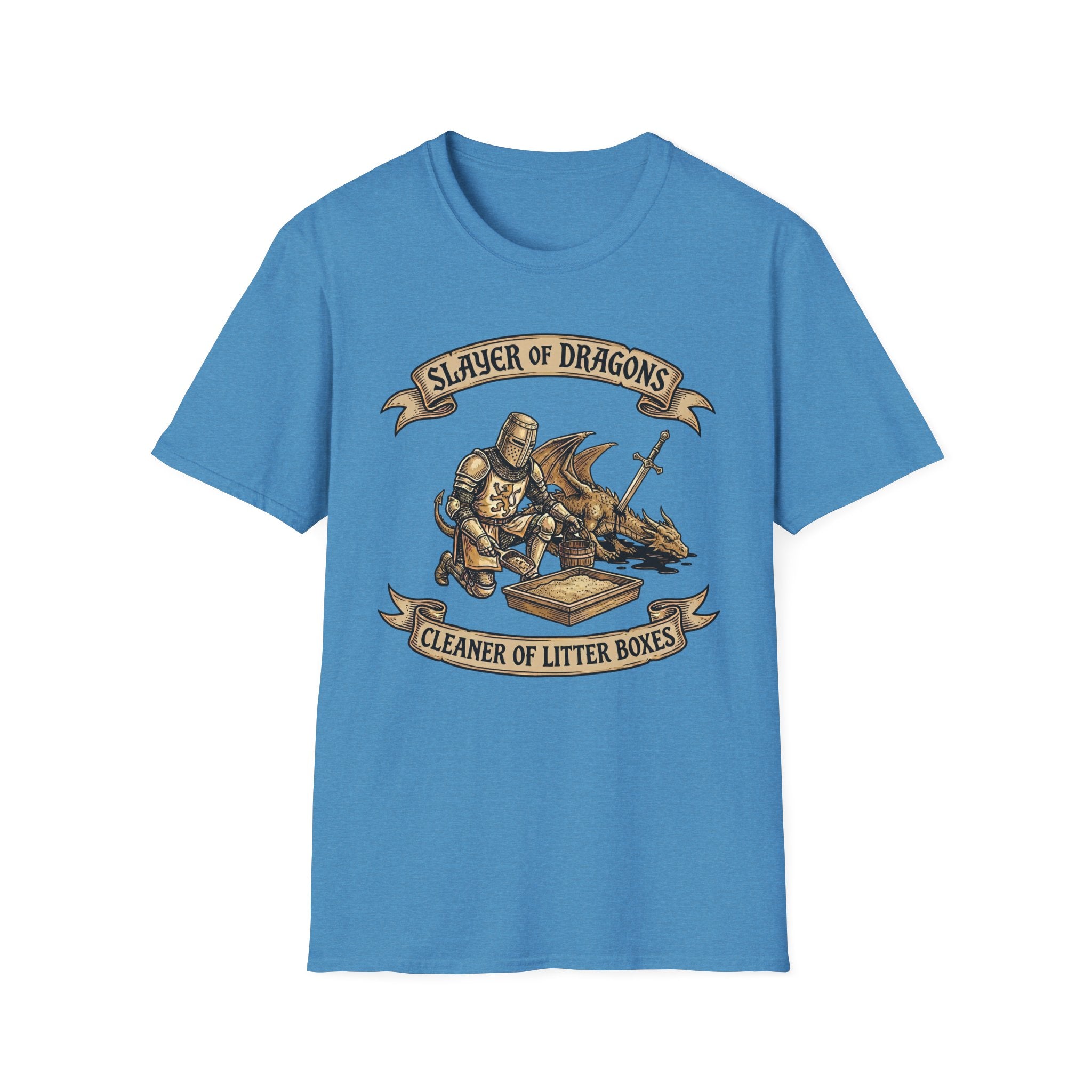 Slayer of Dragons Cleaner of Litter Boxes T-Shirt