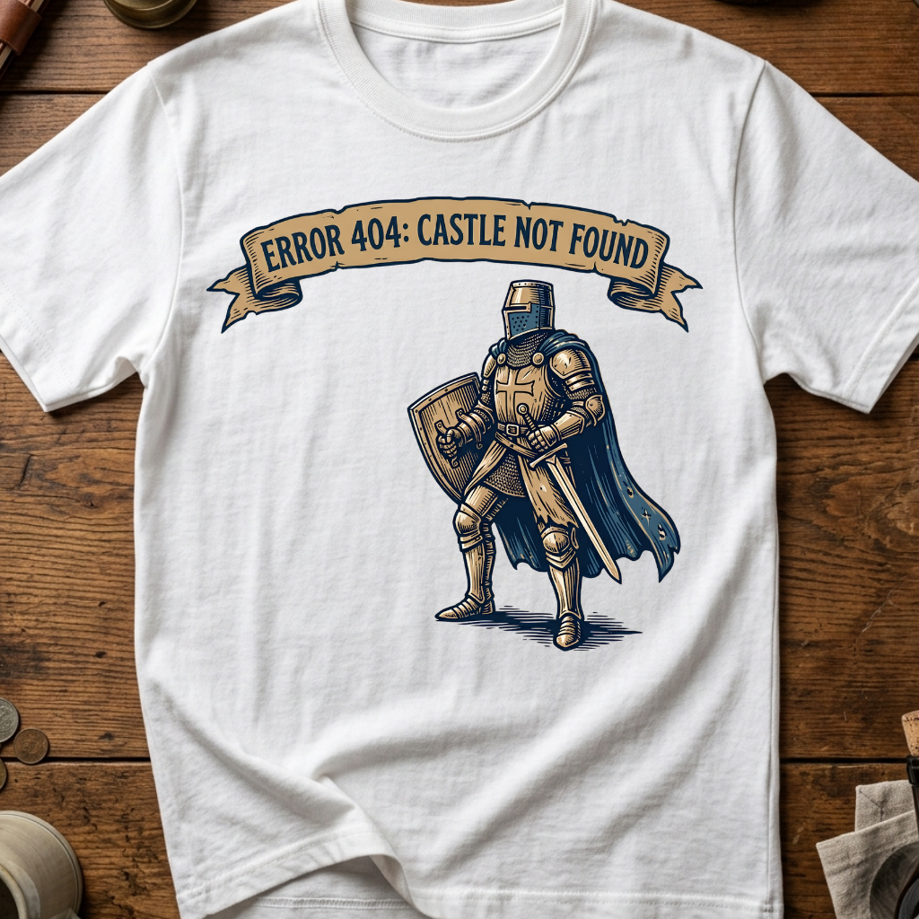 Error 404 Castle not found T-Shirt