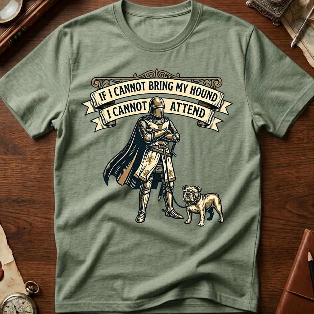 If I Cannot Bring My Hound I Cannot Attend T-Shirt